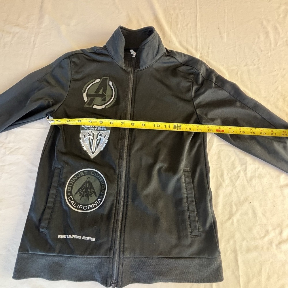 Marvel Avengers‎ Quinjet Flight Crew Disney Zip-Up Track Jacket - Picture 9 of 10